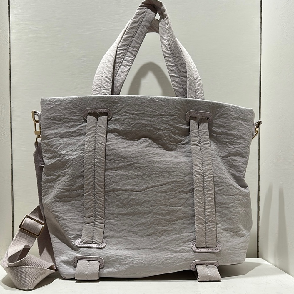 Laundry By Shelli Segal Light Lavender Nylon Tote Bag